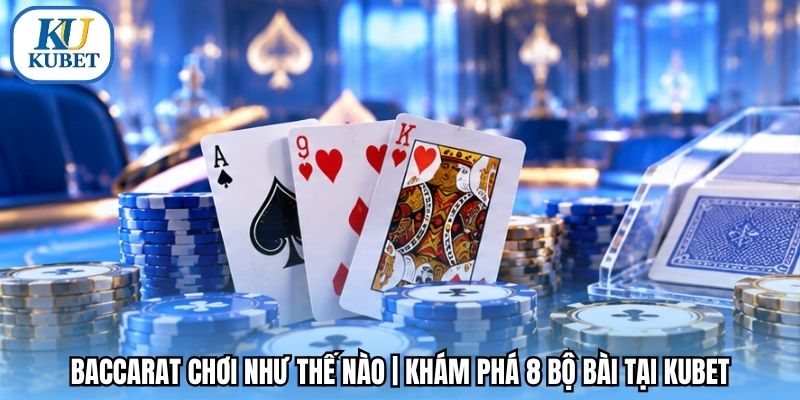 Baccarat Chơi Như Thế Nào | Khám Phá 8 Bộ Bài Tại Kubet